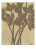 Gilded Grey Leaves II