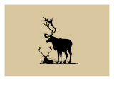 Elk Silhouette VI