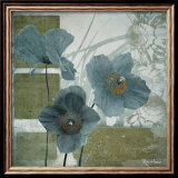 Cerulean Poppies I