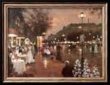 Evening Street Scene