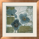 Cerulean Poppies I