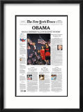 New York Times  Nov 5  2008: OBAMA  Racial Barrier Falls in Decisive Victory