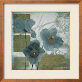 Cerulean Poppies I