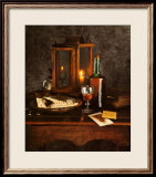Candle and Wineglass