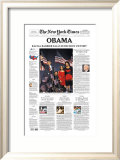 New York Times  Nov 5  2008: OBAMA  Racial Barrier Falls in Decisive Victory