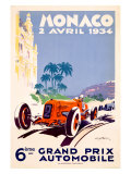 Monaco Grand Prix F1 Race  c1934
