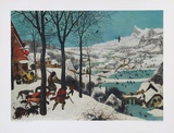 Winter  Hunters in the Snow