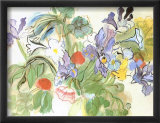 Poppies and Iris