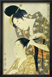 Woman Dressing Another's Hair