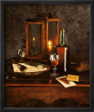 Candle and Wineglass