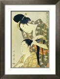 Woman Dressing Another's Hair