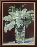 White Lilac in Glass Vase