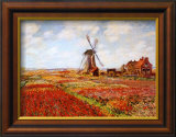Tulip Fields with the Rijnsburg Windmill