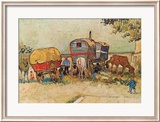 Caravans Encampment of Gypsies
