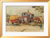 Caravans Encampment of Gypsies