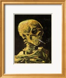 Skull with Burning Cigarette
