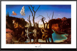 Swans Reflecting Elephants  c1937
