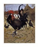 The Black Spanish Cock