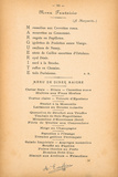Menu Fantaisie
