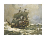 Old Timer in Rough Seas