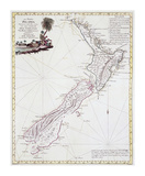 Map Of New Zealand  1778