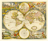 Nova Totius Terrarum Orbis Tabula  1668