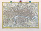 A Plan of London and its Environs  1831