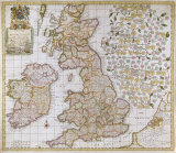 A New Mapp of England  Scotland and Ireland  1680