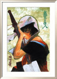 "Blade of the Immortal V" Pre-made-framed Framed Art Print