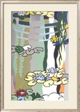Water Lilies with Japanese Bridge