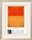 Twentieth Century Art Masterpieces -Mark Rothko - Orange and Tan
