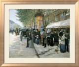 Paris on the Boulevard  1890
