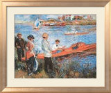 Oarsmen at Chateau  1879