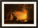 Sunset in the Yosemite Valley  1868