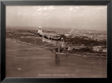 Boeing Stratocruiser  George Washington Bridge  1949