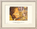 Portrait of Gala with Two Lamb Chops Balanced on Her Shoulder  c1933