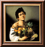 Boy with a Basket of Fruit
