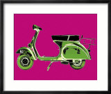 Vespa on Pink