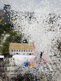 Balloons are Released into the Air to Celebrate the New Year in Sao Paulo