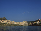Buildings at the Waterfront  Castelsardo  Sassari Province  Sardinia  Italy