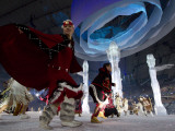 Aboriginal Dancers Perform During the Opening Ceremonies at the 2010 Vancouver Olympic Winter Games