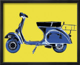 Vespa on Yellow