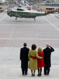 After Obama Was Sworn in as the 44th President in Washington