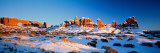 Rock Formations on a Landscape  Arches National Park  Utah  USA