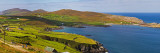 Hikers on Boreen  Near Allihies  Beara Peninsula  County Cork  Ireland