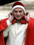Pope Benedict XVI Arriving for the Weekly General Audience in St Peter's Square at the Vatican