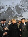 Former Soviet Leader Mikhail Gorbachev and Others During the Commemorations of Fall of Berlin Wall