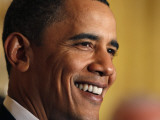 President Barack Obama Speaking at a St Patrick's Day Reception in East Room of White House