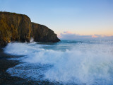 Stormy Seas at Ballyvooney Cove  the Copper Coast  County Waterford  Ireland
