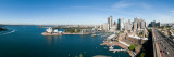 View of City  Sydney Opera House  Circular Quay  Sydney Harbor  Sydney  New South Wales  Australia